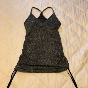 Lululemon 4 Black/gray tank